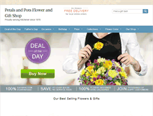 Tablet Screenshot of flowersofkitchener.com